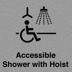 Accessible Shower with Hoist